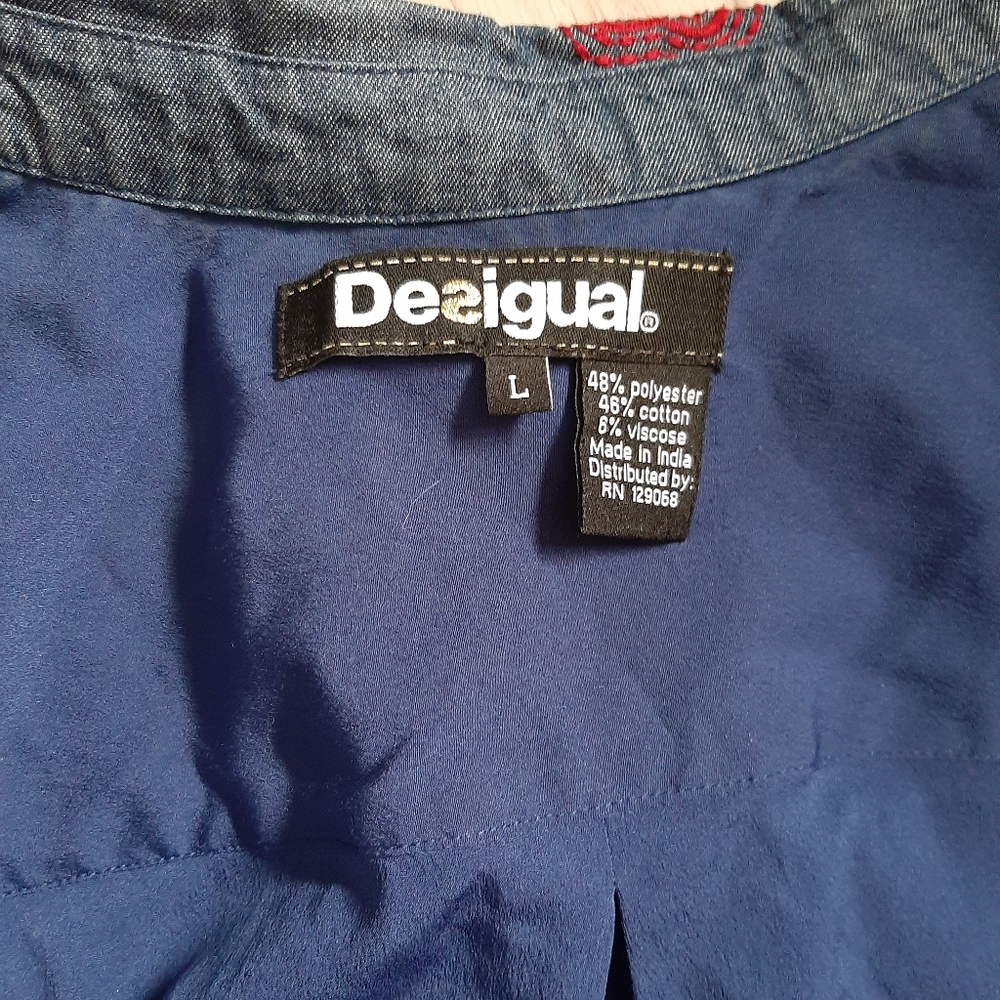 Desigual size large ladies button up - Picture 4 of 4